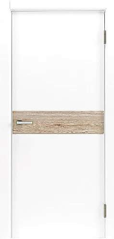 Лофт Белая эмаль/Рустик ДГ 80 (190)