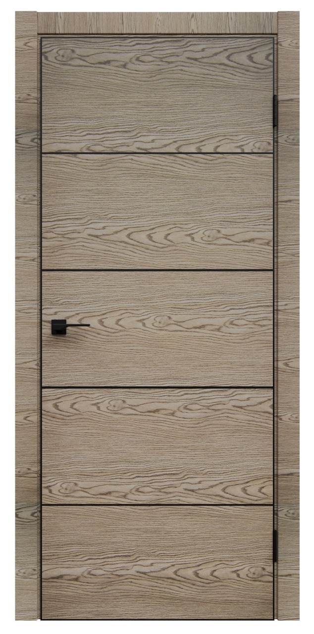 Level 04 Дуб тангент натур горизонт/ Алюм кр с 4-х сторон +-обр. черн молдинг ДГ 80