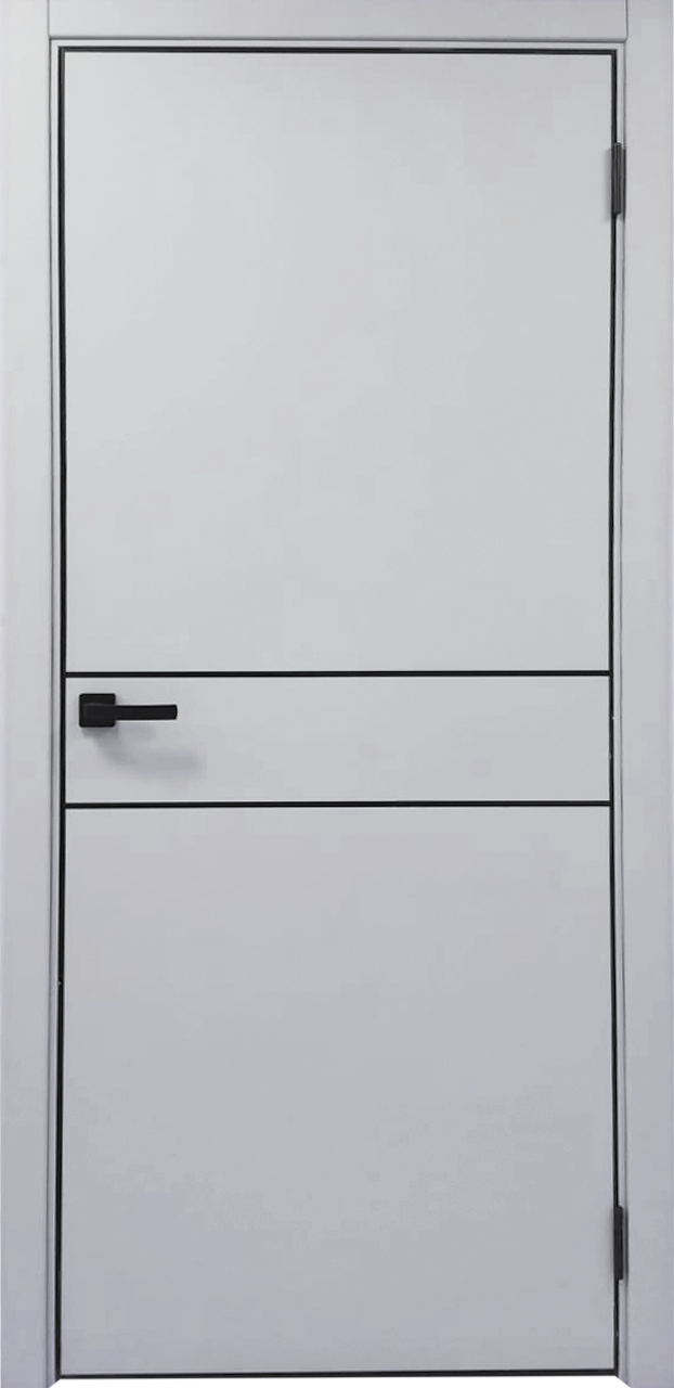 Платинум-2 Меджик Родиум (черная кромка, врезка защелки) 80