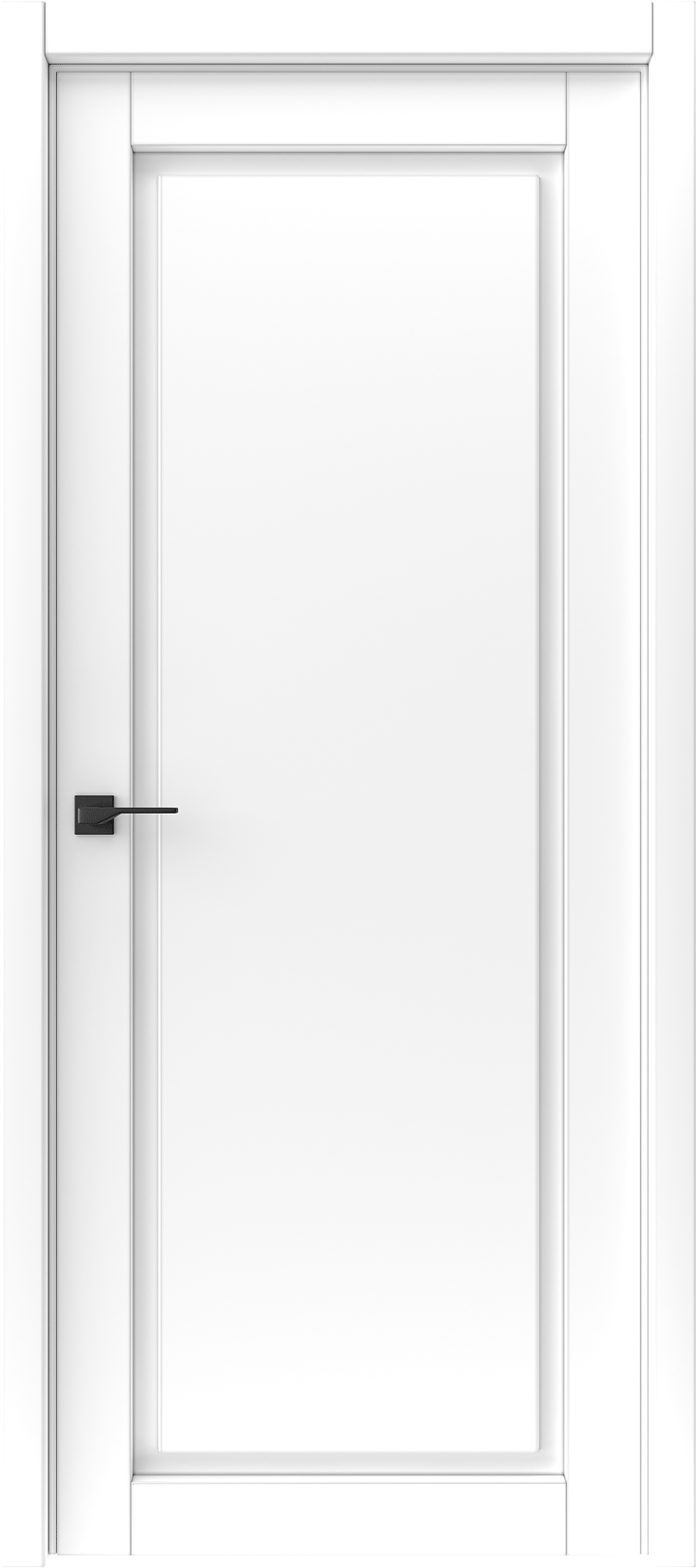 Элегия 1 Белая эмаль ДГ 80 (врезка защелки)