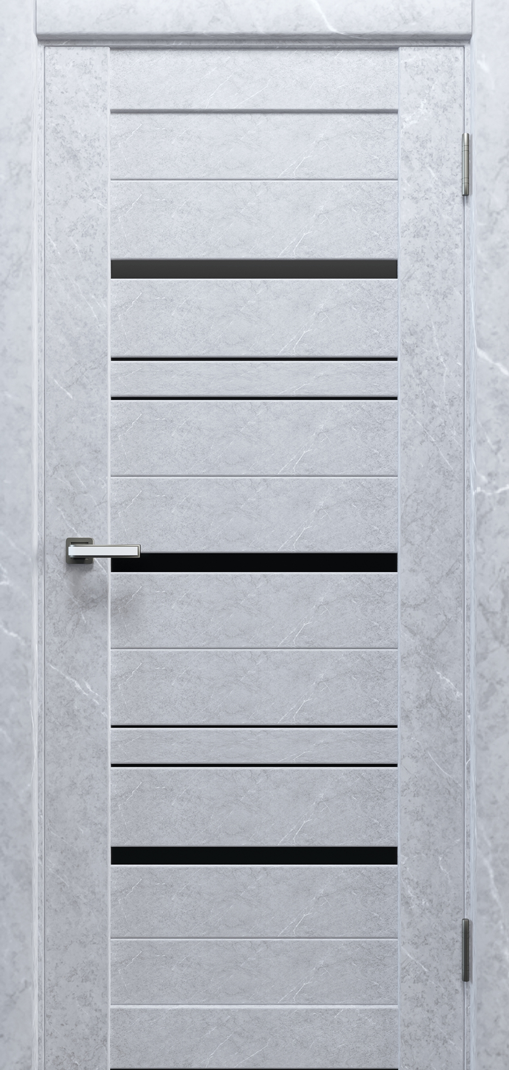 Ривьера STOUN 1 Гранит Лавамаус/Черное стекло 80 (СГМ)